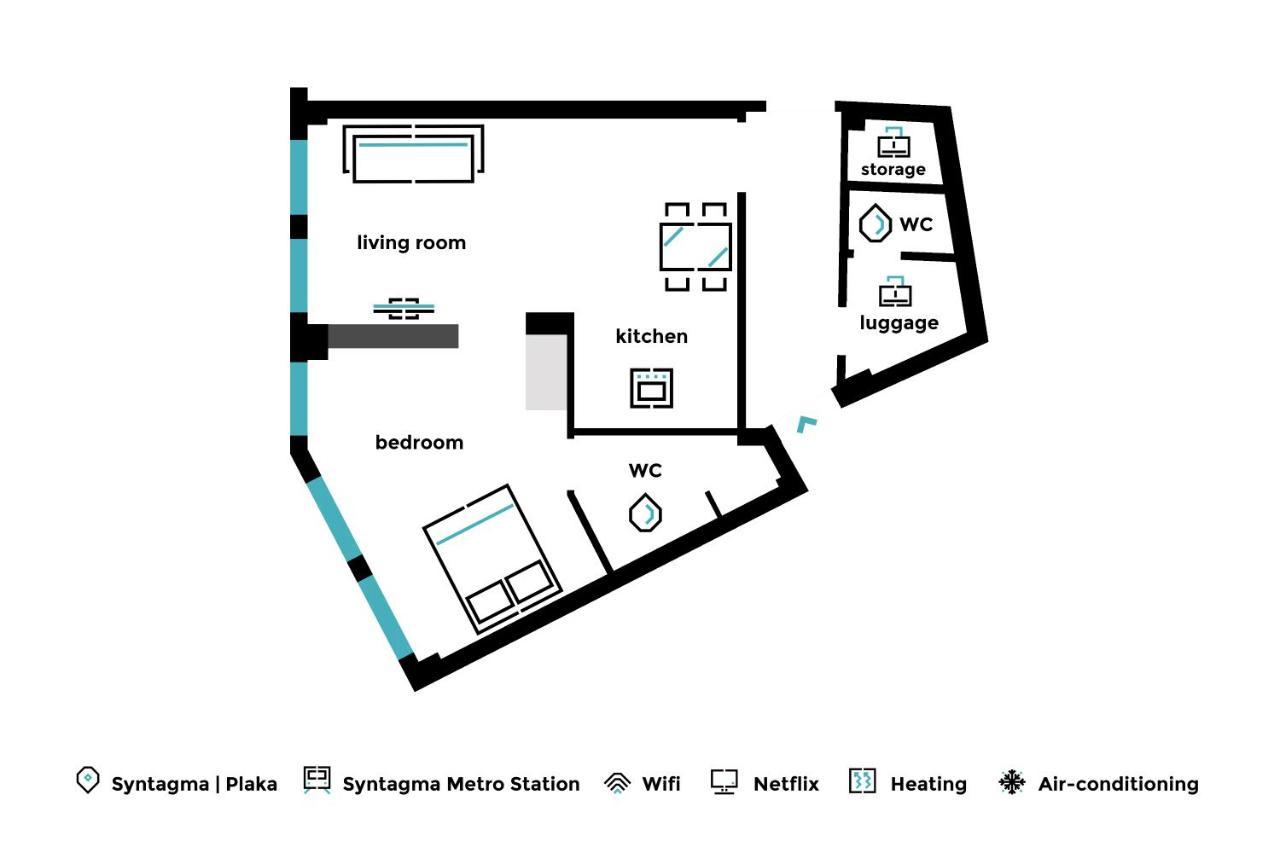 Luxury Apartments In Plaka By Upstreet Афины Номер фото
